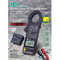 TES-3063 AC/DC 1000A 功率鉤表_ TES3063鉗形功率計